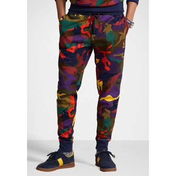 Polo Ralph Lauren Mens Large Multicolor Camo Jogger Pony MSRP $168 NEW - Picture 1 of 3